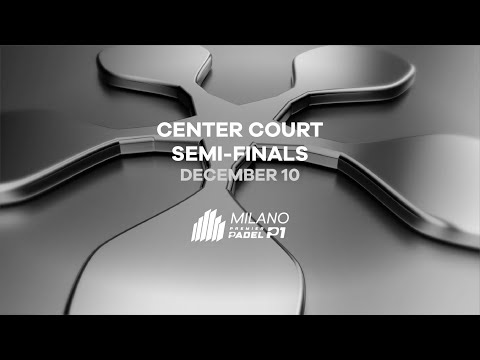 (Replay - Semi-final 1) Milano Premier Padel P1: Center Court Allianz Cloud 🇪🇸 (December 10th)