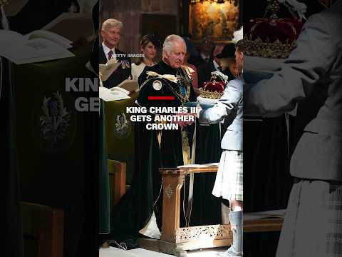 King Charles III gets another crown #cnn #royals #shorts