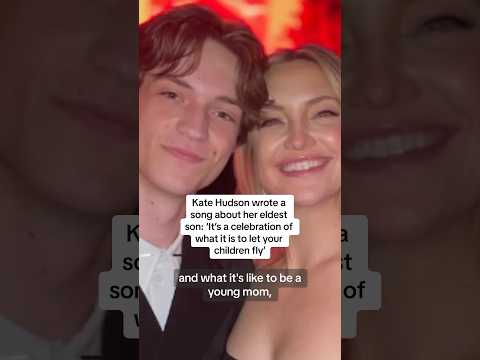 Kate Hudson wrote a song about her eldest son
