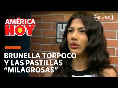 América Hoy: Brunella Torpoco se pronuncia sobre las pastillas para adelgazar (HOY)