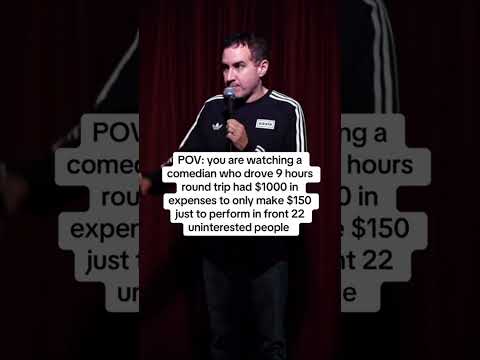 Stand up comedy is going great