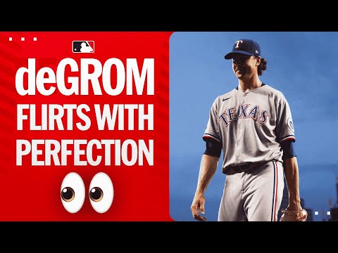 Jacob deGroms longest career no-hit bid was incredible to watch (PERFECT through 6 innings)