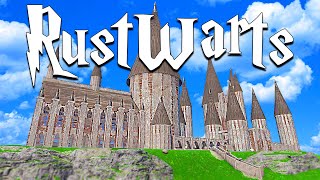 YouTube thumbnail for Enardo's video titled 'I Recreated Hogwarts in Rust with 100 players'