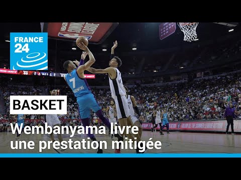 Basket : pour sa première sous le maillot des Spurs, Wembanyama livre une prestation mitigée