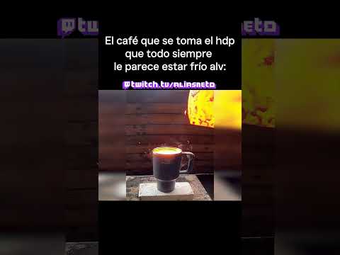 Aún le sigue pareciendo que está frío ☕