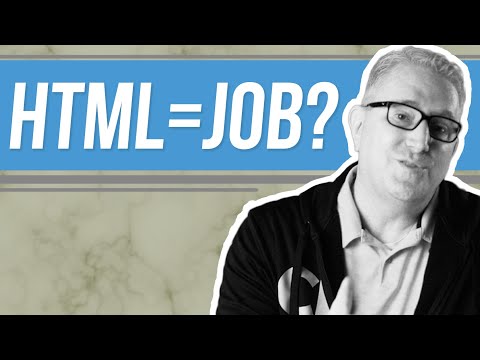 Is HTML knowledge enough to get a job?