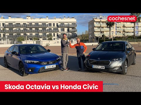 Skoda Octavia vs. Honda Civic | Comparativa / Test / Review en español | coches.net
