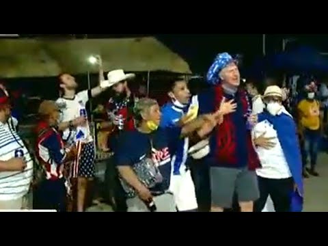Fervor por la selección de fútbol en San Pedro Sula