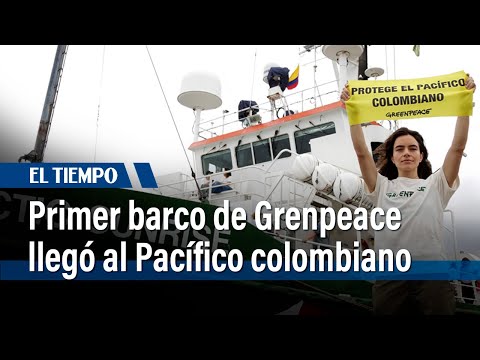 Por primera vez, barco de Greenpeace llegó al Pacífico colombiano | El Tiempo