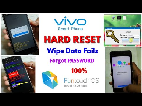 VIVO Phone HARD Reset | Wipe Data Fails | VIVO V9.V5.V3.Y53.Y55.Y51.Y31.Y31 | Funtouch OS