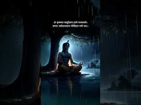 ॐ कृष्णाय वासुदेवाय हरये परमात्मने, प्रणतः क्लेशनाशाय गोविंदाय नमो नमः ।।Om krishnay vasudevay।।
