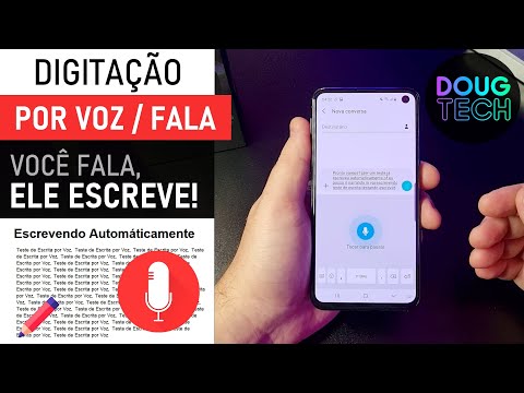 Como DIGITAR usando a VOZ no Samsung