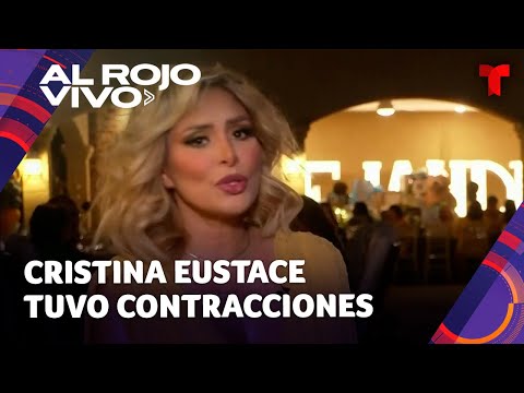 Cristina Eustace se casa y celebra baby shower pero sufre contracciones antes de tiempo