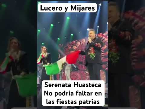 Lucero y Manuel Mijares en su gira juntos celebran las fiestas patrias cantando serenata Huasteca