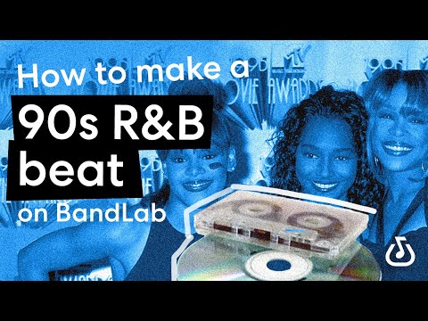 How to make a 90s R&B beat using BandLab's free web Mix Editor (BandLab Tutorial)