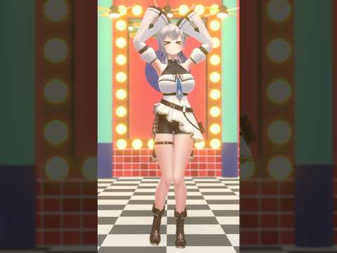 【ダンスモーションデータ配布中🎶】新曲「トレビアンナイト」みんな踊ってみてね✨【白銀ノエル/ホロライブ】#shorts