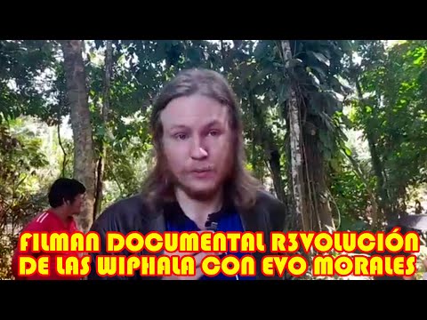 EVO MORALES COMO ACTOR PRINCIPAL DEL DOCUMENTAL R3VOLUCIÓN DE LAS WIPHALA QUE SE FILMA EN BOLIVIA..