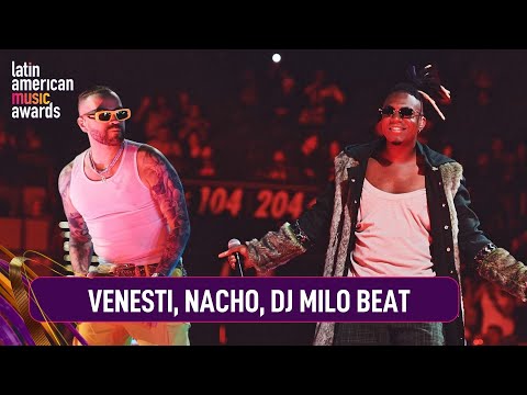 Venesti, Nacho y Milo Beat cantan 'No Es Normal' | Latin American Music Awards 2024