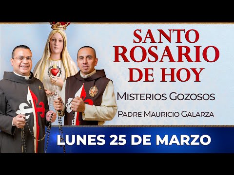 Santo Rosario de Hoy | Lunes 25 de Marzo - Misterios Gozosos #rosario