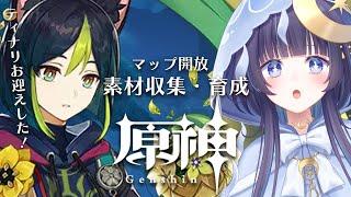 【 原神 -Genshin- #8  】 マップ開放＆素材集めしながら雑談♪  【 #ゆらぎゆら / ミリプロ 】