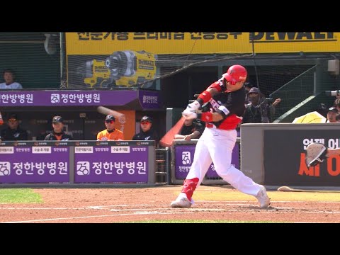 [KIA vs 한화]  KIA 최형우의 2루타!(4,000루타 -4) | 4.13 | KBO 모먼트 | 야구 주요장면