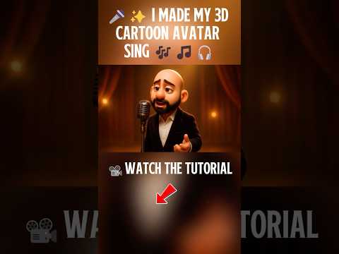 Your 3D Avatar Can Sing #shorts