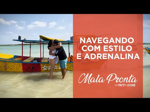 Patty Leone embarca em uma aventura nas águas do RN com Junior Tubarão | MALA PRONTA