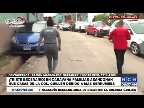 ¡Triste escenario! Familias abandonan sus casas en col. Guillén debido a derrumbes por Falla