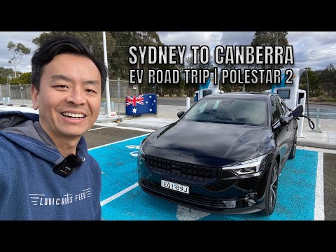 SYDNEY TO CANBERRA DRIVE POLESTAR 2 EV ROAD TRIP AUSTRALIA 2022