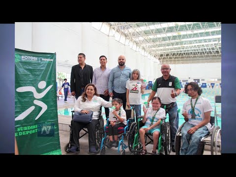 Otorgaron reconocimientos a alumnos de la Academia de Natación Paralympics Dolphins