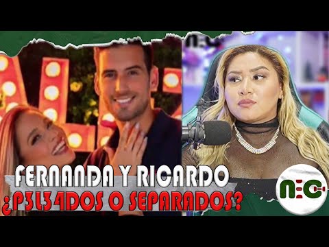 Fernanda Gallardo y Ricardo Blanco ¿crisis matrimonial?