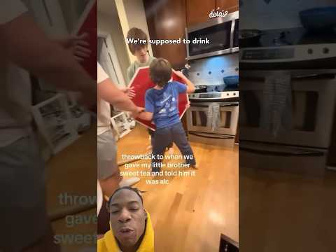 His sister pranked him💀