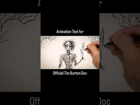 I animated this for Tim Burton’s official documentary. 🎬✨#timburton #animation #edwardscissorhands