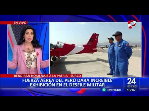 Fiestas Patrias: Fuerza Aérea del Perú se prepara para desfile militar