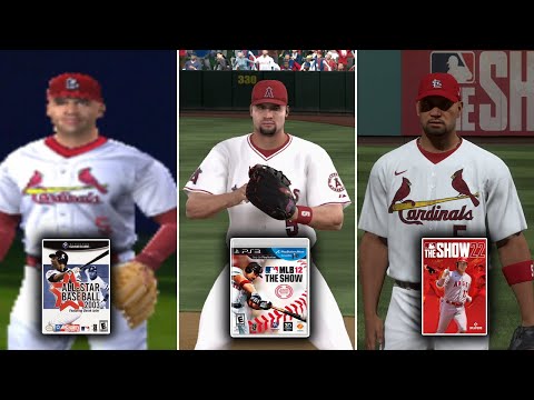 Hitting a Home Run with Albert Pujols in Every Baseball Video Game!