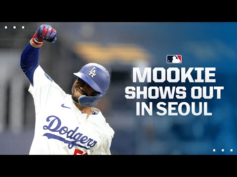 Mookie Betts was CRUSHING in Seoul!