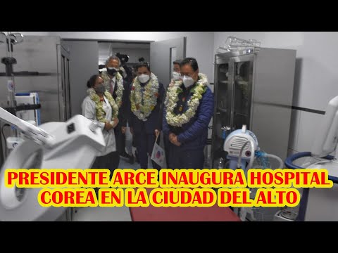 PRESIDENTE ARCE AGRADECE AL GOBIERNO DE COREA POR EL APOYO PARA CONSTRUIR Y EQUIPAR HOSPITAL..