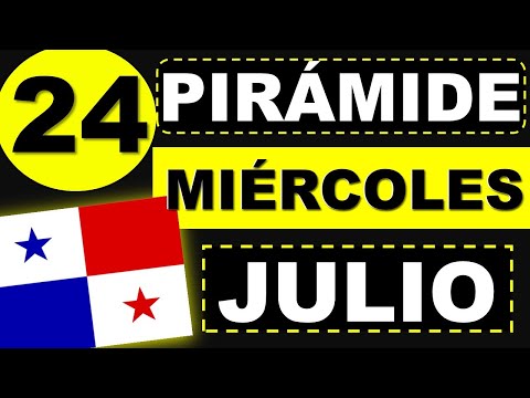 Pirámide de la Lotería de Panamá para Miércoles 24 Julio 2024 Decenas Suerte Sorteo Miercolito d Hoy