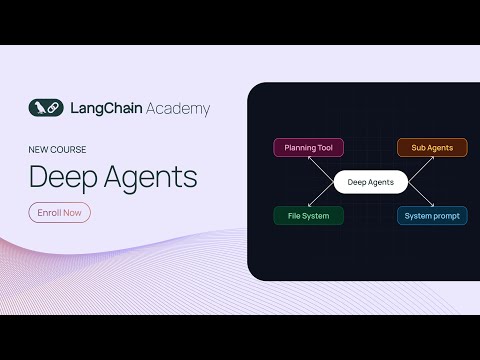 LangChain Academy New Course: Deep Agents with LangGraph