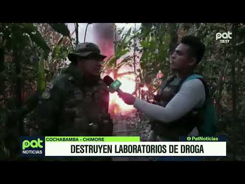 Destruyen un laboratorio de droga en Chimoré Cochabamba