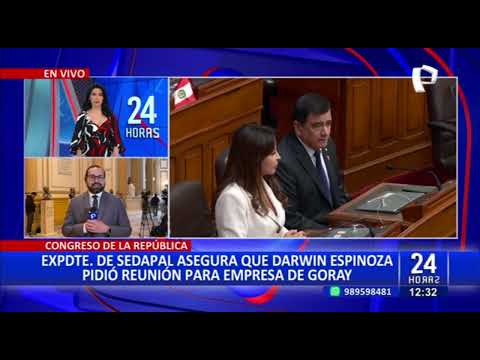 Darwin Espinoza: Congresistas opinan sobre su presunta relación con empresa de Sada Goray