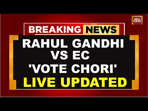 Rahul Gandhi Live: Rahul VS EC 'VOTE CHORI' | Rahul Gives 'Proof' Of EC Voter Fraud' | Rahul Gandhi