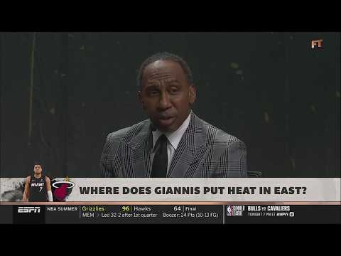 FIRST TAKE | Stephen A. says Giannis would make the Heat a serious threat in East next season