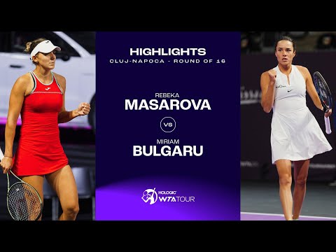 Rebeka Masarova vs. Miriam Bulgaru | 2023 Cluj-Napoca Round of 16 | WTA Mach Highlights