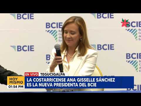 Ana Guisella Sánchez es la nueva presidenta del BCIE