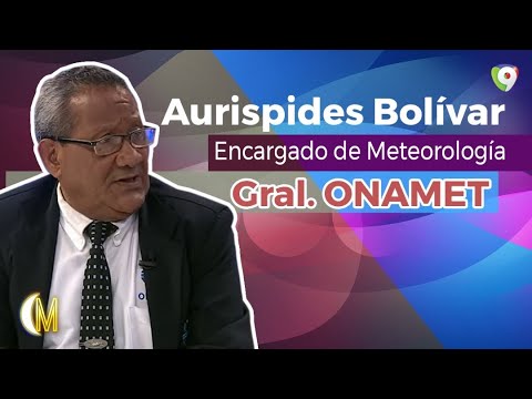Aurispides Bolívar Encargado de Meteorología Gral. ONAMET en Esta Noche Marisela