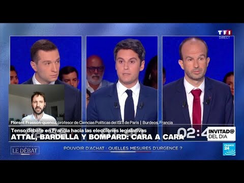 ¿Qué lectura deja el debate entre Attal, Bardella y Bompard? • FRANCE 24 Español