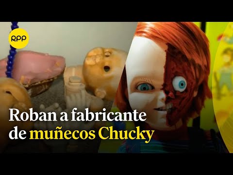 Roban S/10 mil en mercadería a fabricante de muñecos de Chucky