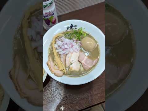 麺や 睡蓮　超濃厚  銀塩煮干し白湯ラーメン