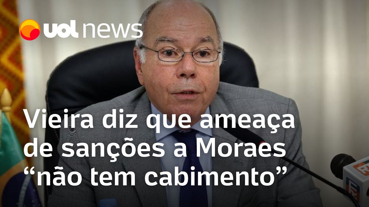 Mauro Vieira afirma que Moraes não é ditador e que ameaça de sanções dos EUA não tem cabimento